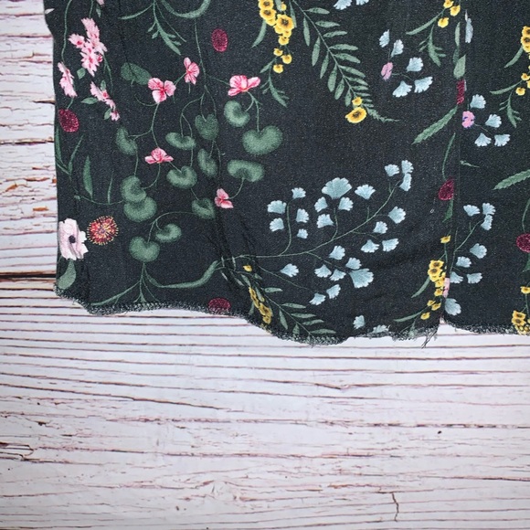 Anna Glover x H&M Floral Palazzo Pants Green 6 - Picture 12 of 13